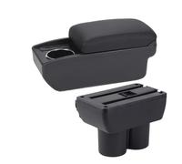 DPEDFVXVMR For Suzuki For Jimny JB23 JB43 1998-2017 2016 2015 Car Armrest Box Retrofit Parts Cup Holder Storage Box Accessories Armrest Storage Box(B2 Black line 6USB)