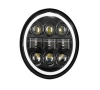 DPEDFVXVMR Motorbike Headlamp Universal 5.75" 5 3/4 LED Motorcycle Headlight Hi-Lo Beam Waterproof Headlamp LED Headlight(5)