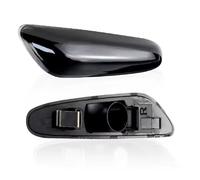 DPEDFVXVMR Ndicator Light 2pcs For E90 E91 E92 E93 E60 E87 E88 E82 E46 Side Marker Turn Signal Light SMOKE/Clear Lens Shell NO Bulb Indicator Lamp