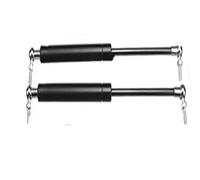 DPEDFVXVMR Tailgate Gas Struts 2pcs 200N 200-600mm Universal Front Bonnet Hooded Rear Trunk Tailgate Boot Shock Lift Strut Support Bar Gas Spring Bus Boot Gas Springs(500mm-200N)
