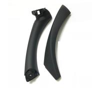 DPEDFVXVMR Vehicle Interior Door Handle for 3 Series E90 E91 E92 316 318 320 325 328i 2004-2012 Car Inner Door Beige Black Inside Pull Handle Outer Cover Trim Set(Black Right)