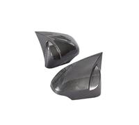 DPEDFVXVMR Wing Mirror Housing ABS Carbon Chrome Car Side Door Rearview Mirror Cover Trim Accessories 2pcs For VITZ 2012 2013 2014 2015 2016 2017-2019(Carbon Ox Horn)