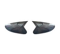 DPEDFVXVMR Wing Mirror Housing Carbon Fiber Car Rear View Mirror Cover Side Door Mirror Shell Decoration Trim For Hyundai For Elantra 2012-2018(Carbon fiber pattern)
