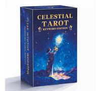 DPEHAKMK Celestial Tarot Deck Unique, 78 Cosmic Tarot Cards with with Meanings on Them, Modern Witch Tarot for Beginners and Experienced Readers, Divination and Spiritual Divination Tool
