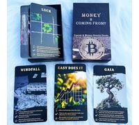 DPEHAKMK Money and Career Oracle Deck, Life Oracle Cards for Beginners, 54 Cards Deck for Abundance Mindset, Business Clarity, Financial Success & Career Growth