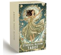 DPEHAKMK Tarot Deck Unique, 78 Floral Tarot Cards with Guidebook, Modern Witch Tarot for Beginners and Experienced Readers, Divination and Spiritual Growth Tool