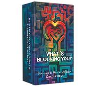 DPEHAKMK What's Blocking You? Love Oracle Cards, Singles Relationship Oracle Deck for Beginners, Uncover Emotional Barriers, Gain Clarity in Love Relationships,Romance, Twin Flame,Soulmate