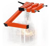DPG-ES1 Drill Press Guard and Safety Shield with Flip Up Feature Fits 2 to 4 Inch Diameter Columns Adjustable Protective Cover for Small and Mid Size Bench or Floor Drill Presses