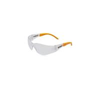 DPG54-1D PROTECTOR Clear High Performance Lightweight Protective Safety Glasses With Wraparound Frame -Yellow/Clear (Packaging may vary)