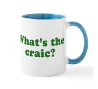 DPgUfPV What's The Craic Mug 11 oz (325 ml) Ceramic Coffee Mug