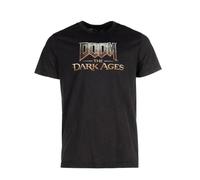 DPI Merchandising Doom: The Dark Ages T-Shirt Washed Out Logo Black L