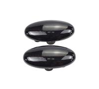 DPIPUBZSZ 2pcs Dynamic Car Blinker Side Marker Turn Signal Light Lamp Accessories For Mazda 3 2 5 6 BT-50 MPV II(Dynamic Smoked Type)