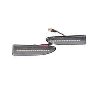 DPIPUBZSZ 2pcs Scroll Blinker Lamp Dynamic Flashing Turn Signal Side Marker Light For Jaguar X-TYPE 2002 2003 2004 2005 2006 2007-2009(Dynamic Crystal)