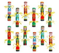 DPKOW Christmas Crackers Boxes Christmas Nutcracker Gift Boxes, 12pcs Nutcracker Soldier Treats Boxes Christmas Party Favour Boxes Candy Snacks for Christmas Xmas Birthday Party Crackers Supplies DIY