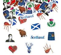 DPKOW Scottish Table Confetti Burns Night Decorations, 36pcs Paper Confetti Scottish Party Supplies Tartan Accessories for Burns Night, Scottish Party Favors Gifts Burns Night Table Decorations