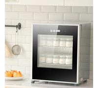 DPLWJPP 40l Electric Dough Fermenter Sour Dough Proofer with Dual-Layered Adjustable Humidity Temperature,Touch Control for Bread,Yogurt,Rice Wine Natto Making