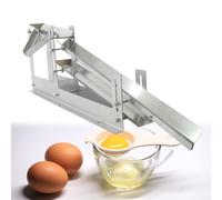 DPLWJPP Commercial Egg Yolk White Separator Machine Stainless Steel Egg White and Yolk Filter High Output Adjustable Height Quick Batch Separator for Cooking and Baking