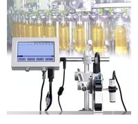 DPLWJPP Expiry Date Printer,Online Inkjet Printer,Thermal Inkjet Printer,12.7mm/25.4mm Automatic Inkjet Coding Machine,For Qr Batch Code Date Number Logo,25.4mm