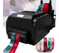DPLWJPP Satin Ribbon Printer Machine,Digital Thermal Ribbon Hot Foil Stamping Printing Machine,25-108 Mm/20-50 Mm,Speed 150 mm/S,Supports 50+ Languages,Doublerow