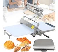 DPLXFPP Manual Dough Sheeter Machine for Home & Commercial Use - Versatile Dough Roller Machine, Folding Dough Sheeter Sheeter Thickness Adjustable 0.2-25mm for Pizza, Bread RS101