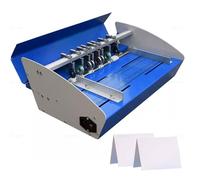 DPLXQPP All-Metal Electric Paper Creasing Machine,3-in-1 Multi-function Desktop Unit for Scoring,Punching, Slitting,10 M/Min Speed,Easy Mold Change,Ideal for Print Shops,Offices & Crafters 460mm/18in