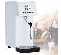 DPLXQPP Manual Frothing Too Time-Consuming?2500w Auto Steam Milk Frother,2-Min Froth,Large 6l Tank,Ergonomic Handle for Cafes/Boba Shops (Ipx3 Waterproof)