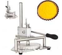 DPLXQPP Manual Pie Crust Press,304 Stainless Steel Dough Press for Pizza/Pastry,Heavy Duty with Forged Aluminum Mould,Easy Clean Detachable Design for Commercial & Home Baking,M160/M200 M160