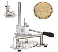 DPLXQPP Multi-functional Manual Dough Press,Pie Crust & Puff Pastry & Pizza Dough Press Machine,Includes Aluminum Alloy Mould+drawer Board for 2-in-1 Pressing,Vertical Gear Drive for Effortless M200