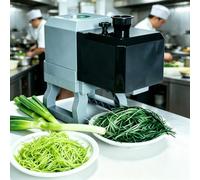 DPLXQPP Versatile Electric Onion Shredder Machine,304 Stainless Steel Blade Set 1.5mm/1.8mm/2.3mm,Reverse-Cleaning Function & Rinsable Inlet,Ideal for Korean BBQ,Peking Duck & Sides Prep 2.3mm