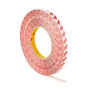 Dpm tapes - 3M GPT Double Sided PET Tape: Strong Adhesion, Hold on Hard Surfaces. Thickness 0.2 mm, Resistant up to 150 °C, UV Resistance ex 9088 - (12mm x 50m)