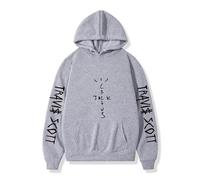 DPMTBD Hoodie for Men Uk Travis Hoodies Hip Hop Scott Sweatshirts Women's Hoodie Pullover Fan Clothing-Grey||x_l