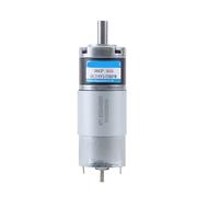 DPNABQOOQ 12V 24V 15W Planetary Gear DC Reduction Motor 36MM Large Torque 36GP-555 Small Motor(6mm only Motor,12V 16RPM)