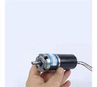 DPNABQOOQ 12V 24V 36mm DC Planetary Gear Motor 5-Wire Without Brake Brushless Motor Adjustable Speed Can CW CCW Motors 36GP-3650(24V Motorand bracket,37RPM 6MM)
