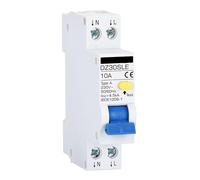 DPNL RCBO Residual Current Circuit Breaker Type A 30mA B/C Curve RCD MCB 1P+N Leakage Protection 10A 16A 20A 32A 40A Amp Ratings(C curve,20A-AC220V)
