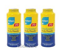 DPNY Pack Of 3 Medipure Medicated Body Powder 100% Talc Free Soothing Treatment