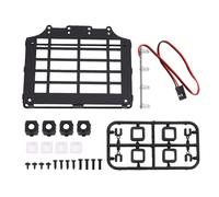 Dpofirs 1/12 Scale RC Crawler Roof Rack with Integrated Lights for MJX H12Y