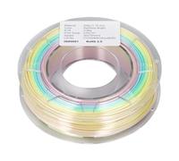 Dpofirs 1.75mm Multicolor Bright Silk Gradient 3D Printing Filament for 3D Design, Art Crafts, Modeling for FDM 200g