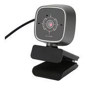 Dpofirs 1080P 30FPS Webcam with Dual Microphone, Omnidirectional Pickup, 360 Rotation USB PC Computer Webcam for Online Teaching Online Conference Video Chatting Live Webcast