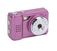 Dpofirs 1080P FHD Digital Camera | 200mAh Long Battery & 160° Wide Angle, Type-C Charging with Wrist Strap for Life Recording, No Zoom Support (Up to 128GB)