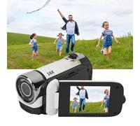 Dpofirs 1080P HD Digital Camera, Vlogging Camera with 16X Zoom, 6.1cm Rotatable Screen, 16MP Selfie Camera Fill Light for Travel