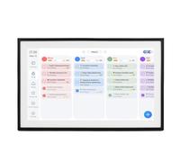 Dpofirs 15.6 Inch Smart Digital Calendar Touchscreen, Wall Planner, Smart Family Schedules, Digital Picture Frame, for Seamless Scheduling (Black Frame)