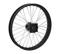 Dpofirs 17 Inch Front Wheel Rim, High Strength Alloy Steel Hub | Ideal for dirt bikes, accommodates 70/100-17 tires, designed for 15mm axle, easy installation