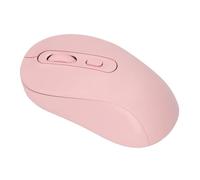 Dpofirs 2.4GHz Wireless Mouse, Bluetooth Computer Mouse Rechargeable with Receiver for Wins for Android, Portable Quiet Optical Mouse Dual Mode for PC Tablet Laptop (Pink)