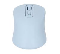 Dpofirs 2.4GHz Wireless Mouse, Bluetooth Computer Mouse Rechargeable with Receiver for Wins for Android, Portable Quiet Optical Mouse Dual Mode for PC Tablet Laptop (Blue)