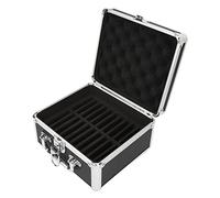 Dpofirs 2.5" Hard Drive Storage Box, External Hard Drive Carrying Case with 20 Bays, Waterproof HDD Storage Box Suitcase with Safety Lock Design