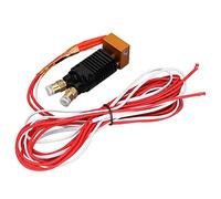 Dpofirs 2 In 1 Out Hotend Kit, Extruder Hotend Kit, Portable 2 Color Metal 12V 3D Printer Extruder with Silicone Cover Screws for Ender 3 for CR10S Pro (12V)