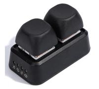 Dpofirs 2 Key Cut Copy Paste Keyboard Programmable Keypads with Backlighting for Working and Gaming, Macro Keyboard