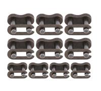 Dpofirs 25H Chain Master Link, Cast Iron Connectors 10pcs | High Strength Chain Links, Easy Installation, for Industrial Chain Repairs
