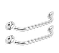 Dpofirs 2PCS Marine Grab Handles 362mm Polished Stainless Steel Heavy Duty Boat Handrail for Yacht, 400 Lbs Capacity Round Handrail for Boat, RV, Truck, Bathroom Safety