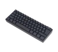 Dpofirs 3 -Mode Keyboard, RGB Keyboard 61 Tangeners 2.4g Wireless Wire -bound a for Tablet (Black)